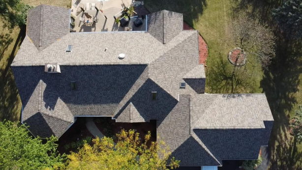 Large Brown Roof Installation