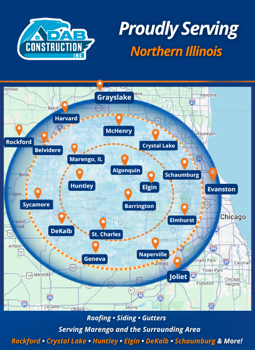 DAB Roofing Service Area